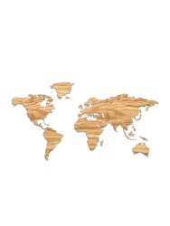 Design Wandobjekt „Wooden World Map“ Wooden Amsterdam