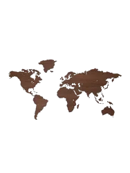 Design Wandobjekt „Wooden World Map“ Wooden Amsterdam