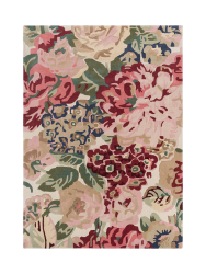 Designer Teppich „Rose & Peony“ - handgetuftet, aus 100% reiner Schurwolle Sanderson