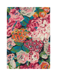 Designer Teppich „Rose & Peony“ - handgetuftet, aus 100% reiner Schurwolle Sanderson