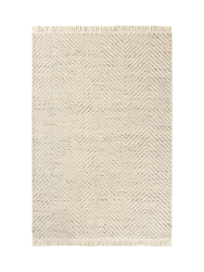 Handgewebter Designer Teppich „Atelier Twill“ - aus 100% reiner Schurwolle BRINK & CAMPMAN