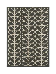 Designer Teppich „Linear Stem Olive“ - handgetuftet, aus 100% reiner Schurwolle ORLA KIELY