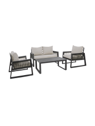 4-Teiliges Premium Gartenlounge Set „Captiva“ Bizzotto