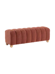 Design Sitzbank „Zora“ Ginger Bouclé Bizzotto