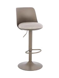 Höhenverstellbarer Barhocker „Lowell“ Taupe Bloomingloft Budget