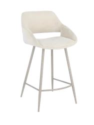 Design Barstuhl „Florence“ Beige Bizzotto