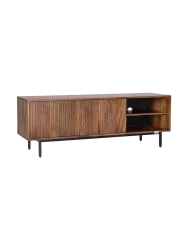 Massives Design Lowboard „Tadita“, 2-türig Mangoholz Natural Bizzotto