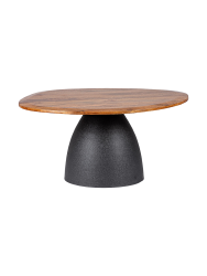 Asymmetrischer, massiver Design Couchtisch „Stanley“ Bizzotto