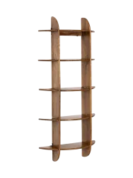 Design Wandregal „Westwood“ Mangoholz Natural Bizzotto