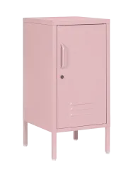 Nachttisch „Cambridge“ aus Metall Pastellrosa Bizzotto