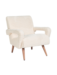 Massiver Retro Design Sessel „Berna“ Bizzotto