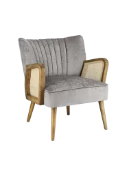 Massiver Retro Design Sessel „Virna“ Bizzotto