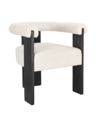 Massiver Design Armlehnstuhl „Agape“ Bizzotto