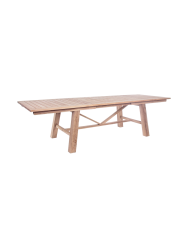 Ausziehbarer Gartentisch „Maryland“ 220-300 x 100 cm - Massives Teakholz Bizzotto