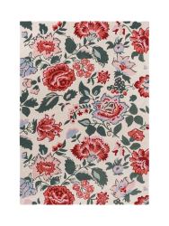 Handgetufteter Designer Wollteppich „Wendling Floral“, verschiedene Grössen LAURA ASHLEY