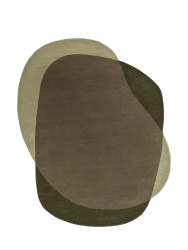 Handgetufteter Designer Wollteppich „Element Moore Moss“, verschiedene Grössen BRINK & CAMPMAN