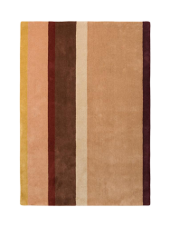 Handgetufteter Designer Wollteppich „Linear Rubby“, verschiedene Grössen BRINK & CAMPMAN