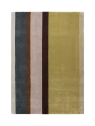 Handgetufteter Designer Wollteppich „Linear Retro“, verschiedene Grössen BRINK & CAMPMAN