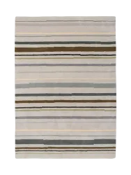 Handgetufteter Designer Wollteppich „Shift Steel Metal“, verschiedene Grössen BRINK & CAMPMAN
