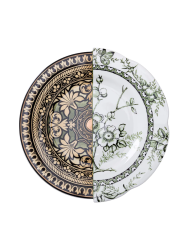 Design Speiseteller „Hybrid Lothal“ aus Porzellan Seletti