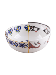 Design Schale „Hybrid Tiwanaku“ aus Porzellan Seletti