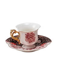 Design Espresso-Set „Hybrid Sagala“ aus Porzellan Seletti