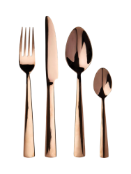 Besteck-Set „Avie Lustra“ Rosé Gold - 16-teilig FIFTY FIVE SOUTH