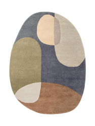 Ovaler Designer Teppich „Decor Miller“ - handgetuftet, aus 100% reiner Schurwolle BRINK & CAMPMAN