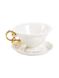 Design Tee- & Kaffee-Set „I-Tea“ aus Porzellan Seletti