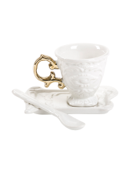 Design Espresso-Set „I-Coffee“ aus Porzellan Seletti