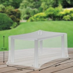 Premium Schutzhülle „12“ für Gartentisch Rechteckig XL, 225 x 115 cm LLR Collection