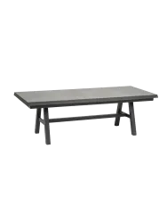 Hochwertiger, ausziehbarer Gartentisch „Denver“, 102 x 243-303 cm LLR Collection