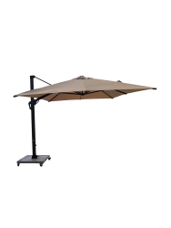 Premium 360° Ampelschirm „Roma Deluxe“ inkl. Solar-LED LLR Collection