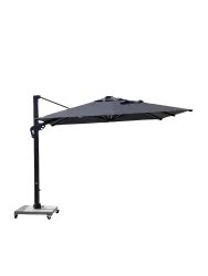Premium 360° Ampelschirm „Roma Deluxe“ inkl. Solar-LED LLR Collection