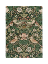 Designer Teppich „Strawberry Thief“ - handgetuftet, aus 100% reiner Schurwolle Morris & Co