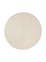 Runder, handgetufteter Designer Wollteppich „Folia“, verschiedene Grössen WEDGWOOD