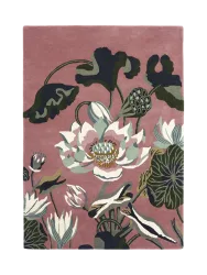 Handgetufteter Designer Wollteppich „Waterlily“, verschiedene Grössen WEDGWOOD