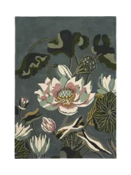 Handgetufteter Designer Wollteppich „Waterlily“, verschiedene Grössen WEDGWOOD