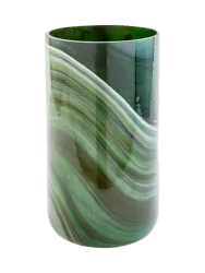 Mundgeblasene, grosse Design Vase „Marbled“ Pols Potten