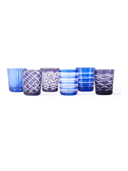 Design Tumblerglas Set „Cobalt“ (6 Stück) Pols Potten