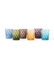 Design Tumblerglas Set „Blocks“ (6 Stück) Pols Potten