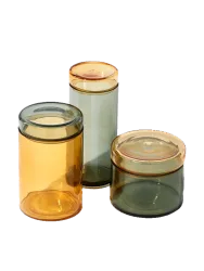 3-teiliges Aufbewahrungs-Set „Caps & Jars“ Pols Potten