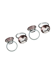4-tlg. Serviettenringen-Set „Diamante“ FIFTY FIVE SOUTH