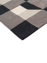 Designer Teppich „Block“ - handgetuftet, aus 100% reiner Schurwolle Harlequin