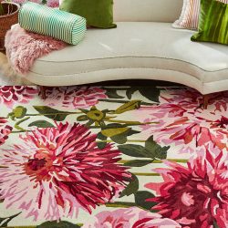 Designer Teppich „Dahlia“ - handgetuftet, aus 100% reiner Schurwolle Harlequin