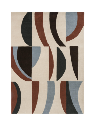 Designer Wollteppich „Torillo“ - handgetuftet Harlequin