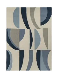 Designer Wollteppich „Torillo“ - handgetuftet Harlequin
