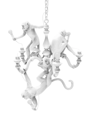 Grosse LED Design Hängelampe „The Monkey Chandelier“ Seletti