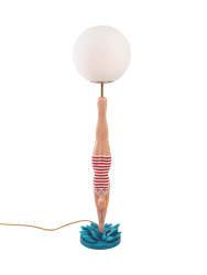 Grosse Design Tischlampe „Diver Red“ Seletti