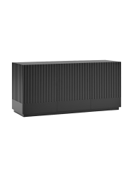 Design Sideboard „Doric“ Black - 3-türig Teulat